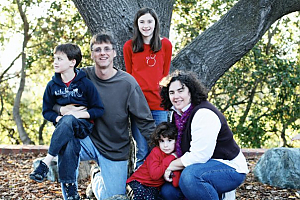 Doug and Kristin with their three children