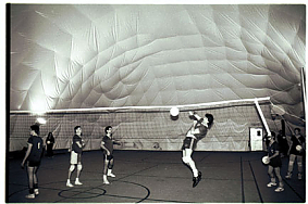 Volleyball under the dome